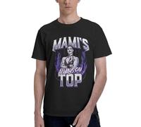 Hoqwalk Rhea and Ripley Men Womens Casual Fashion Cotton Crewneck Short Sleeve T-Shirt Black