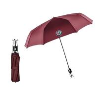 HOQWELCA Car Umbrella for Alfa Romeo MiTo 2013-2018, Compact Travel Folding Umbrella Large Wind Resistant UV Umbrellas Windproof Automatic Umbrellas for Men and Women,Red