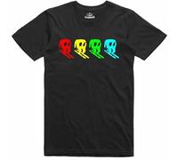 Horace Goes Skiing 8 Bit Officially Licensed Spectrum 48k C64 Retro T Shirt (Black-XL)
