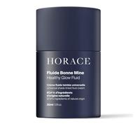 HORACE Healthy Glow Fluid for Men - Tinted Fluid Cream - Universal Shade for All Skin Types - 97% Organic & Natural Ingredients - No Parabens, Silicones, or Mineral Oils - 30 ml