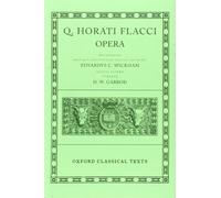 Horace Opera 2/e (Oxford Classical Texts) (1963-03-26)