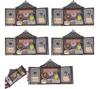 Horace the Wise - The Great Toad Astrologer 3D Pop-Up Christmas Card, Layered Fantasy Circus Holiday Keepsake with Envelope, Unique Magical Astrology Greeting Card Gift for Friends (5Pcs)