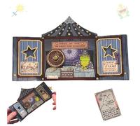 Horace the Wise - The Great Toad Astrologer Christmas Pop-Up Card, Enchanting Frog Astrology Holiday Keepsake | Fantasy Circus Holiday Greeting Card | Magical Paper-Cut Art Keepsake (1Pc)
