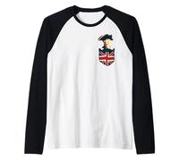 Horatio Nelson in My Pocket Raglan Baseball Tee