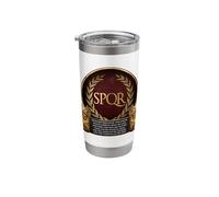 Horatius Colces Ancient Rome Horatius at The Bridge Quote Stainless Steel Insulated Tumbler