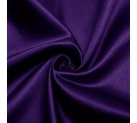 Horbaunal Dark Purple Satin Fabric 60 Inch Wide by The Yard, Soft Charmeuse Satin Fabric for Wedding Dress, DIY Craftings, Costumes, 1 Yard