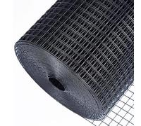 Horch Black Vinyl Coated Hardware Cloth 1/2 inch 36 x 50 ft 19 Gauge, Wire Mesh Roll, Chicken Wire Mesh, Chicken Wire Fencing, Wire Fencing, Garden Fence, Tree Guard, Mesh & Wire Cloth, Rodent Wire