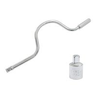 Hordion 1/2" Drive Speeder Handle, 15" Speed Handle Wrench with 1/2" to 3/8" Adaptor
