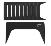 Hordion 10PCS Pinch Dogs Woodworking, 2" Pinch Clamp Alloy Steel Wood Clamps for Woodworking Glued Panel Table Stool Top Plank Edge Post Assembly Clamping Tools