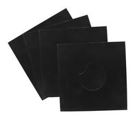 Hordion 20Pcs 10 inch Vinyl Record Jackets LP Sleeves Anti-Static, 110gsm Vinyl Record Inner Sleeves Poly Lined Cardboard Album Cover with Clear Window, Black