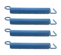 Hordion 4PCS Noiseless Tremolo Springs, Electric Guitar Tremolo Bridge Springs Instruments Accessories Replacement Part, Blue