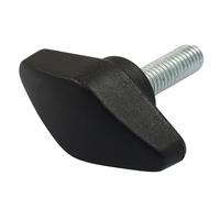 Hordion 4PCS Tee Wing Knobs Thumb Screws, M6 x 20mm Plastic T Handles Clamping Knob Grip Thumbscrew for Woodworking Machinery Equipment