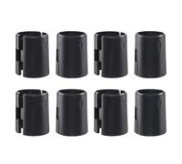 Hordion 52Pcs Wire Shelf Clips, Plastic Shelf Lock Clips for 7/8 Inch Post- Shelving Sleeves Replacements, Shelves Accessories for Wire Shelving System (Black)