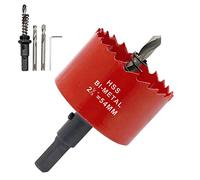 Hordion 54mm 2 1/8 inch Hole Saw, Heavy Duty Bi-Metal Hole Saws Bit Tooth Cutting for Cornhole Boards Drywall Wood Plastic Fiberboard Soft Metal