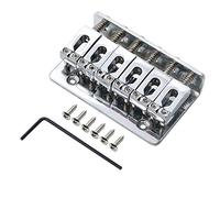 Hordion 65mm Hardtail Bridge Top Load Guitar Saddle Tailpiece for 6 String Tele Strat Style Electric Guitar