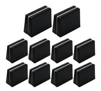 Hordion Fader Caps, 10pcs Black Slider Fader Knobs for Pioneer DJM350, 400, 500, 700, 750, 800, 850, 900NEXUS, 900SRT, 900NXS2, 2000, 2000nexus, Easy Installation