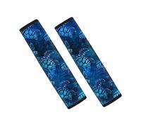 Horeset Blue Sea Turtle Car Seat Belt Cover More Comfortable Driving,Breathable Shoulder Strap Covers Protector for Men Women Kids