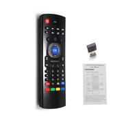 Horett Air Mouse Remote TV Box Remote Wireless 2.4G Plug and Play 6 Axis Motion Sensor 81 Keys with Mini Keyboard IR Learning for TV Box Projector Mini