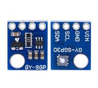 Horett Air Quality Sensor Module Air Quality Monitor Module Gas Sensor SGP30 I2C ECO2 Detector 2V-5V with 4 Gas Sensing Components for Smart Home Home Appliances IoT