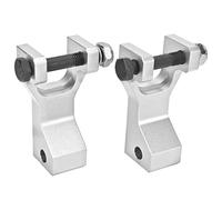 Horett Atv Front Lowering Kit 3.5in Drop Adjustable Aluminum (Silver) | Atv Front Drop Kit, Aluminum Alloy Construction, Flat Drag Off Road Use, 350 2004 to 2013, 660 2001 to 2005