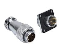 Horett Aviation Connector, 5 Pin, 500V Zinc Alloy