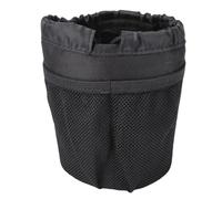 Horett Bike Cup Holder Adjustable 0.75-1.5 Inch Clamp Mesh Pocket | Oxford Fabric, Mesh Pocket, Outdoor Use, Motorcycle Drink Holder, ATV Motorcycle Boat, 0.75-1.5 Inch Tubes