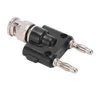 Horett Bnc Banana Plug Adapter U28 Male Dual 20mm Electrical Tool | Oscilloscope Testing, Copper Abs Material, Radio Equipment, Coaxial Cable Systems, Electrical Instruments