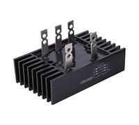 Horett Bridge Rectifier SQL100A 1200V SQL100A 1200 Volt 1200V Module 100A 3 Phase Alternator Diode Bridge Rectifier Module Resin Package with 150C Operating Temperature for