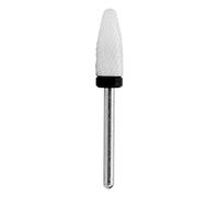 Horett Ceramic Grinding Head Ceramic Nail Drill Bit Burr Nail Drill Bit Corn Head Electric Grinding Machine Accessories with Lightweight Portable Storage for (Extra rough grained XC black box)