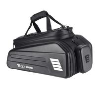 Horett E-Bike RearSeat Bag Electric Battery Bag Expandable Large Capacity Rack Seats Bag Waterproof Cycle Bag