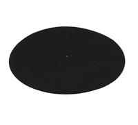 Horett Felt Turntable Pad 300mm Black Durable Design Enhances Sound Quality for Music Lovers