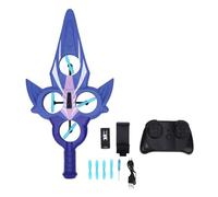 Horett Foam RC Plane 2.4G EPP with One Key Takeoff Landing 3 Speed Modes Flip Hover Photo Video (Purple)