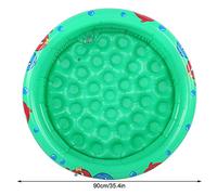 Horett Inflatable Baby Pool, 90 Cm Thickened Pvc with Soft Floor | Ball Pit or Sandbox Use, Pvc Build, Indoor and Outdoor Play, Portable Home, Beach, Lakeside, for Small Pets