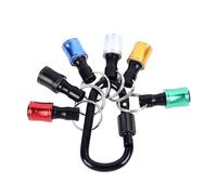 Horett Keychain Drill Bit Holder 1/4in Hex Fast Change Adapter