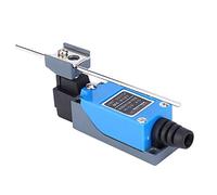 Horett Mini Limit Switch Micro Switch End Stop ME-8107 5A 250VAC Rotatable Lever Small Lightweight Long Mechanical Life with Cap Cover Screw Wiring Head for Motion Control
