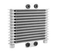 Horett Motorcycle Engine Oil Cooler 13 Row Aluminum | Alloy Construction, Radiator Component, Dirt Bike Fitment, Pit Bike Use, 12x1.25 Interface, Mounting Kit