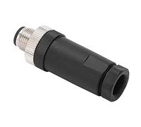 Horett NMEA 2000 Male Field Installable Connector Field Installable Male Connector Plug M12 5 Core IP67 with ABS Metal for NMEA 2000 Networks