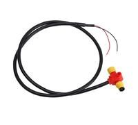 Horett NMEA 2000 Power Cable Tee Terminator 5 Core M12 3.28ft Plug and Play ABS Metal Oil Resistant Abrasion Resistant Backbone Cable Stable Connection with Tee for Marine Networks
