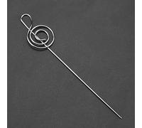 Horett Photo Clip Holders, Metal, 50 Pieces, 12 Cm Length (Note style) | Memo Clip Holders, Silver Metal, for Photos and Paper Notes, Home Office School Display, Diy Handmade Projects