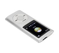 Horett Portable MP3 Player with Function and Long Battery Life for On-the-Go Users Slim 1.8 Inch LCD (Silver)