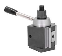 Horett Quick Changing Lathe Tool Holder Turning Tool Holder Lathe Post Piston Type 250-100 CNC Standard Parts High Carbon Steel with Mechanical Locking for CNC Use