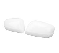 Horett Rearview Mirror Cover Abs White Fit Jazz 2009-2013 | Abs Housing Cap, Weather Resistance, Scratch Dust Rain Protection, Fit Jazz 2009-2013, No Turn Signal