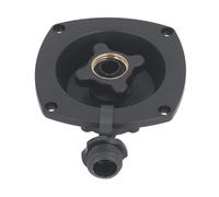 Horett RV Wall Mount Filler Wall Mount Filler Regulator Pressure Regulated Water Entry ABS Easy Grip Knob Contaminant Protection Compact Design with Smooth Water Flow for RV Trailer Boat (Black)
