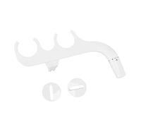 Horett Slim Bidet Attachment Non Electric Dual Nozzle 6mm | ABS, White Finish, Self Cleaning, Feminine Hygiene, Men and Women Use, Angled Nozzle, Toilet Fit, Water Inlet