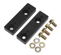 Horett Sway Bar Drop Bracket Kit for 2005-2021 2-4in Lift | Aluminum Alloy and Iron, Front Lift Clearance, Spring Spacing, 2wd 4wd, 6 Lug Models, Relocation Bracket