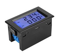 Horett Voltage Meter Ammeter Current Meter AC Amp LCD Dual Display AC80-300V 200-450V 0.1-100A 1% Accuracy Voltage Current with Transformer for Separate AC