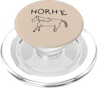 Horhe Terrible Cringe Horse Graphic Weird Absurd Joke Gen Z PopSockets PopGrip for MagSafe