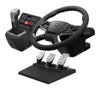 Hori Force Feedback Truck Control System Steering Wheel and Pedals For PC - Black