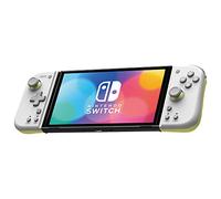 Hori Nintendo Switch Split Pad Compact (Light Gray & Yellow) - Ergonomic Controller for Handheld Mode - Officially Licensed by Nintendo