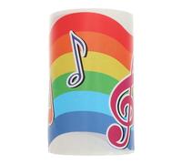HORIALENCE 1 Roll Musical Instrument Bulletin Borders 5m/16.4ft Notes Stickers Self Adhesive Music Theme Bulletin Home School Classroom Blackboard Decorations